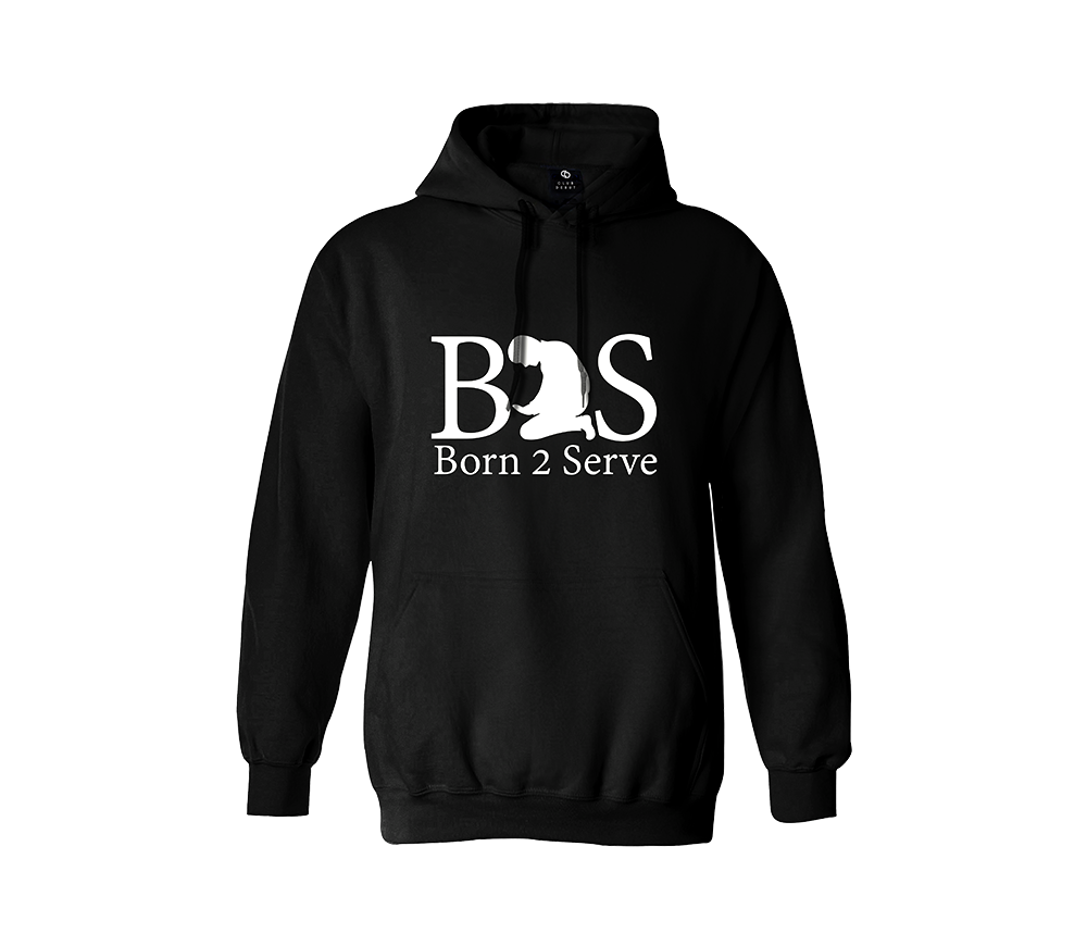 Born To Serve Black Unisex Hoodie